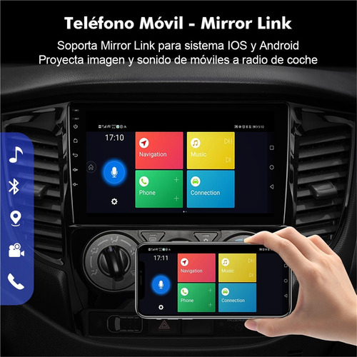 Estéreo Android For Mitsubishi L200 2016-2020 A/c Manual