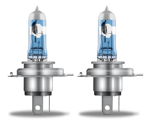 Imagem 2 de 8 de Par H4 Lâmpada Osram Night Breaker Laser 12v 150%+luz 60/55w