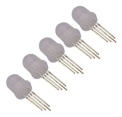 5 Chips Led Ic 8mm 5vcc Neopixel Color Apa106-f8 Ws2812