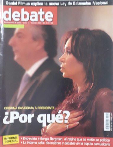 Revista Debate Cristina Candidata A Presidenta