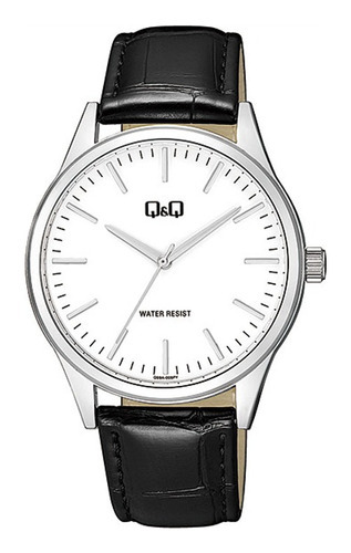 Reloj Q&q Hombre Q59a-003py Correa Color de la correa Negro Color del fondo Blanco q59a005py