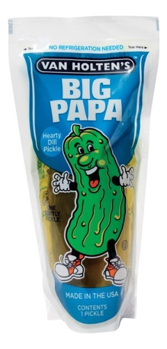 Pepinillo Pickle Van Holtens Big Papa Hearty Dill 1 Pickle