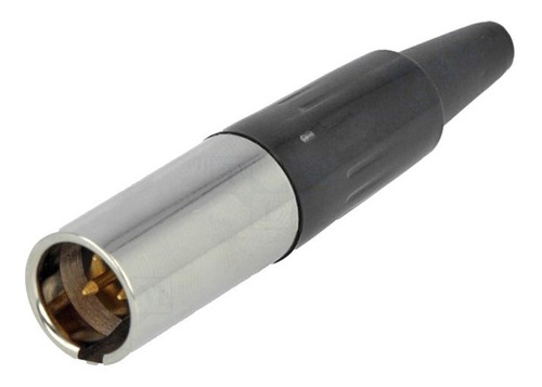 Ficha Conector Mini Xlr Cable Macho Amphenol Ag3m 