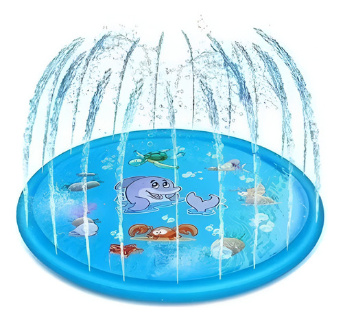 Alfombra Piscina Lanza Agua Rociador Juego. Ofertas Claras