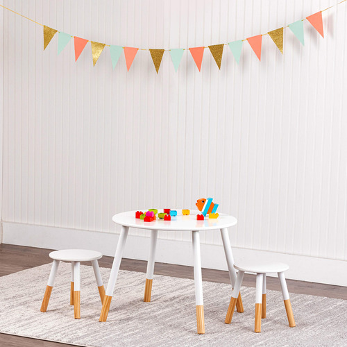Wildkin Mesa Y Sillas Scandi Para Niños Pequeños Y Niñas El