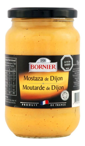 Mostaza Dijon Bornier Frasco 370 G