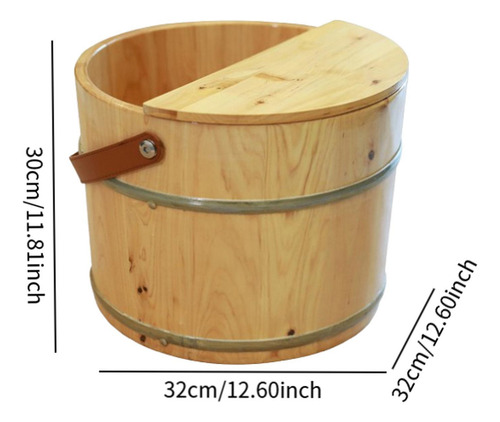 Lavabo De Madera Para Baño De Pies, Cubo Para Baño De Pies