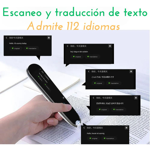 Traductor De Idiomas Instantaneo Texto Grabador De Voz Mp3
