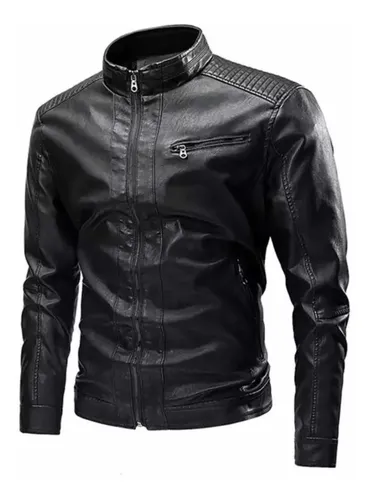 Promoção de jaqueta de couro masculina sales