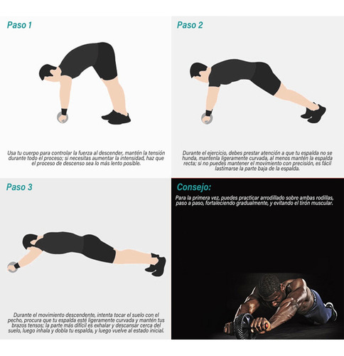 Rueda Abdominales Equipo Máquina Para Abdominales Ejercicio