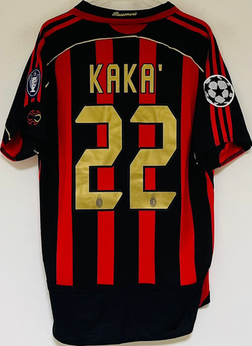 Jersey Milan 2007 Champions Local Ricardo Kaka