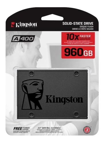 Disco Duro Sólido Kingston Ssd 960gb A400 Sata3 6gb/s