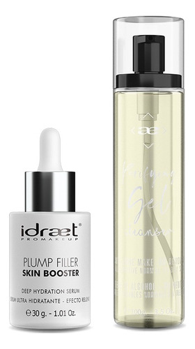 Kit Gel De Limpieza + Serum Rellenador Hidratante Idraet