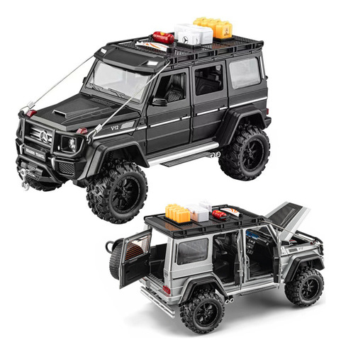 Benz Brabus G550 4×4 Miniatura Metal Coche Con Luz Y Sonido