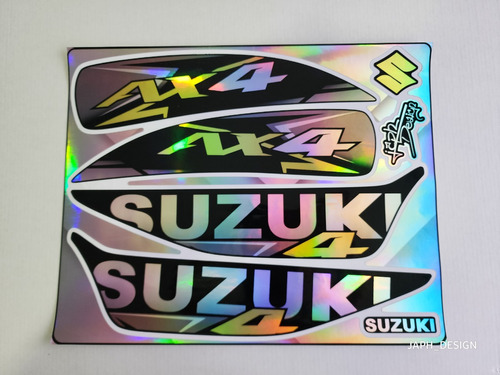 Calcomanías Suzuki Ax4 Tornasol