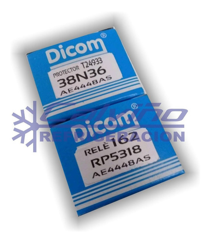 Relay Y Prot Termico P/ Tecumseh 4448 1/3 A 1/2hp + 101-107
