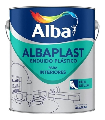 Enduido Plastico Para Interiores Albaplast X 20 + 1pincel 10