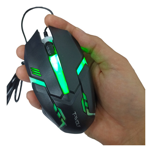 Mouse gamer T-Wolf V1 V1 negro