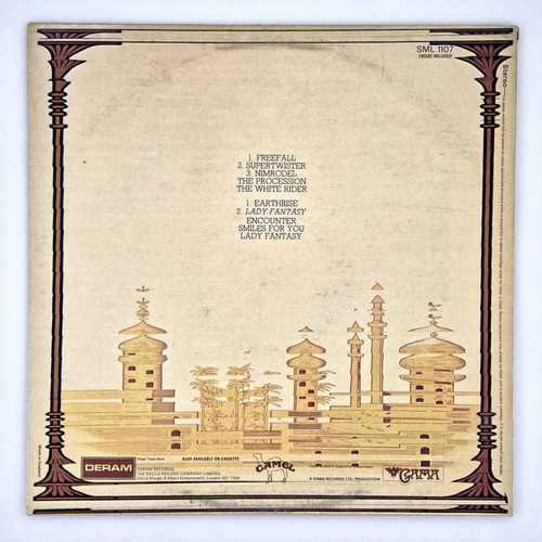 Camel - Mirage (1974) 1era Ed Inglesa Vinilo Estándar (Usado)