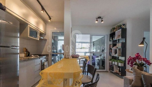 Imagem 8 de 15 de Spotligth Campo Belo, Mobiliado, Novo, 70 M² 2 Dormitórios, 1 Suítes, 1 Vaga. - Cf61398