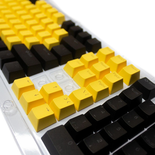 Imagen 2 de 3 de Keycaps Set Color Amarillo + Negro