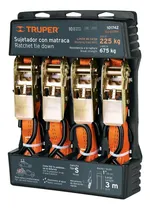 Comprar Juego Sujetadores C\u002Fmatraca Carga Máx 675 Kg 4 Pzas 101742