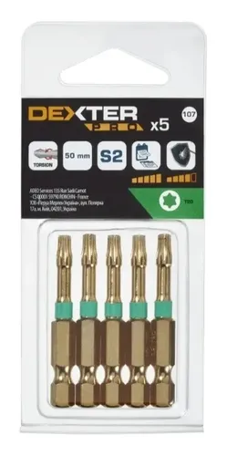 Embout Tournevis Torx T25 Avec Trou De Sécurité - Acier S2, 25mm, Haute Qualité