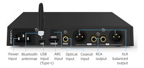 S.m.s.l Dl100: Amplificador Dac Hi-fi Bluetooth 5.1