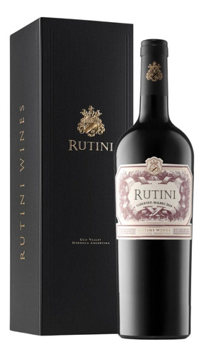 Vino Rutini Cabernet Malbec Magnum Con Estuche Para Regalo