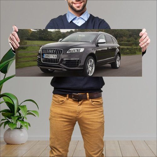 Cuadro 30x80cm Auto 2008 Audi Q7 V12 Uk 86202 377