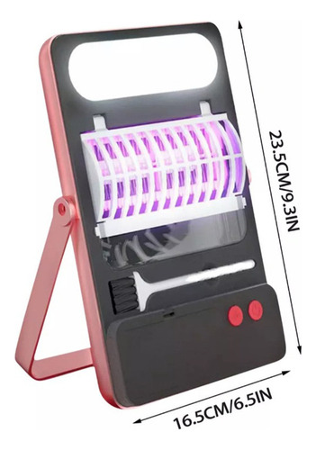 Lámpara Solar Mata Mosquitos Cargador Emergencia Lau