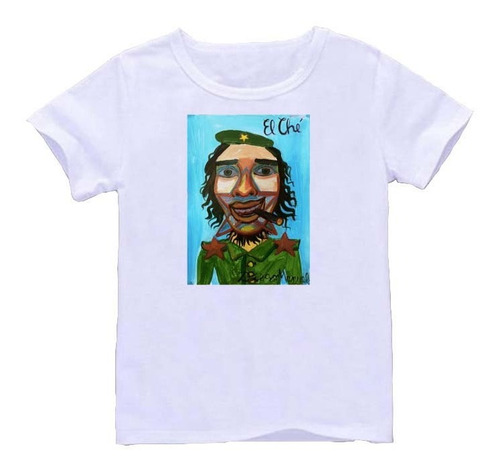 Remera Blanca Che Guevara Art#24