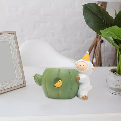 3 Macetas De Resina Decorativas Para Decoración De Jardín