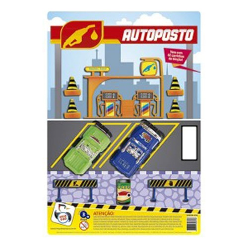 Autoposto 679 Pica Pau Brinquedo Diversão Infantil