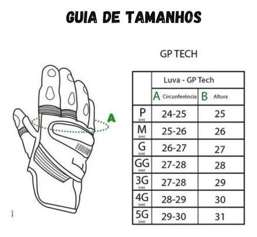 Kit Motociclsta Jaqueta Resistente Agua + Luva Touch Gp Tech