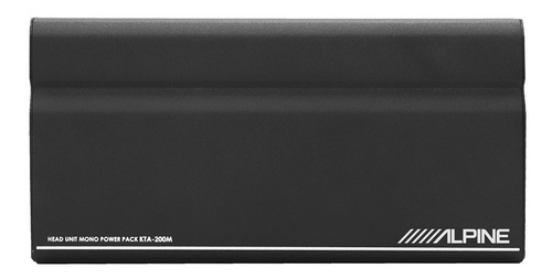Potencia Amplificador Mono Alpine Kta200m 400w 200w Rms Auto