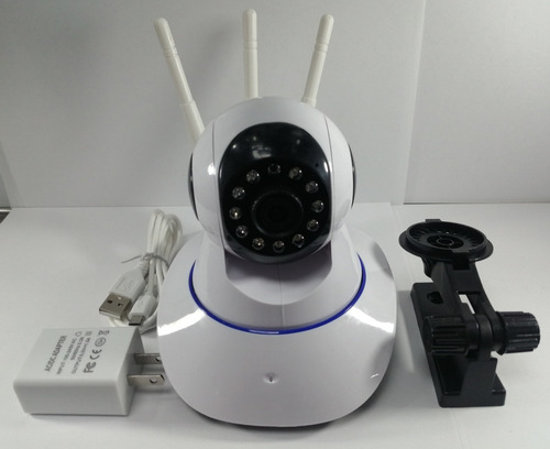 Camara Ip Wifi Vision Nocturna V380 1080p 2mpx Triple Antena