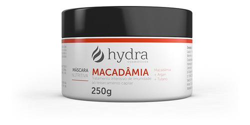 Macadâmia - Máscara Hidratante 250gr Hydra