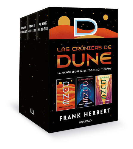 Imagen 1 de 6 de Pack Las Crónicas De Dune 1, 2 Y 3 - Frank Herbert