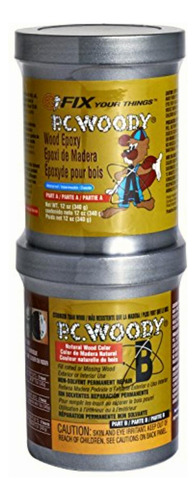 Pc Products Pc-woody Wood Repair Epoxy Paste, Two-part 12oz