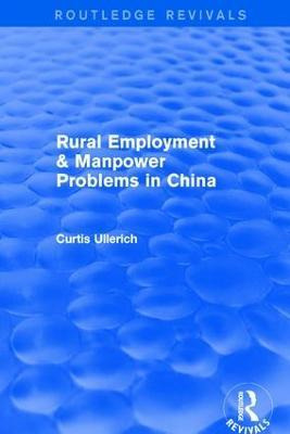 Libro Rural Employment & Manpower Problems In China - Cur...