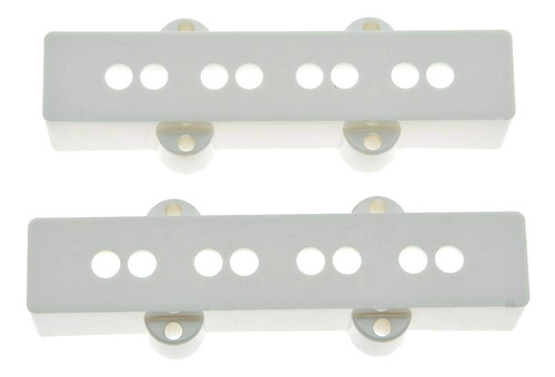 2 Unidades), Color Blanco Bass Pickup Covers Cuello/bridge P