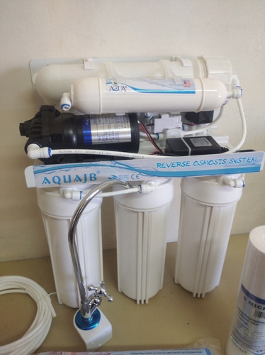 Imagen 3 de 4 de Sistema De Ósmosis Inversa 5 Etapas Con Bomba 110v