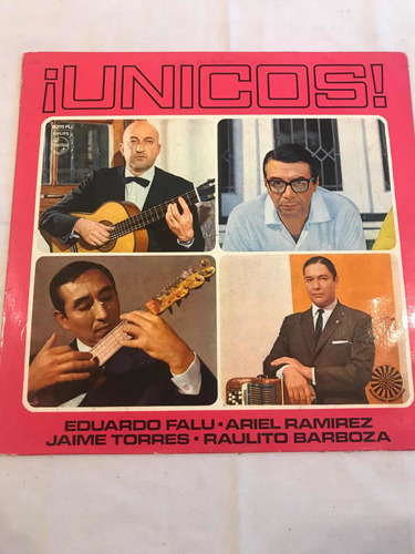 Unicos Eduardo Falu Ramirez Torres Barboza Disco Vinilo Lp