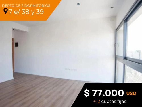 Departamento En Venta - 2 Dormitorios 1 Baños - 62.38mts2 - La Plata [financiado]