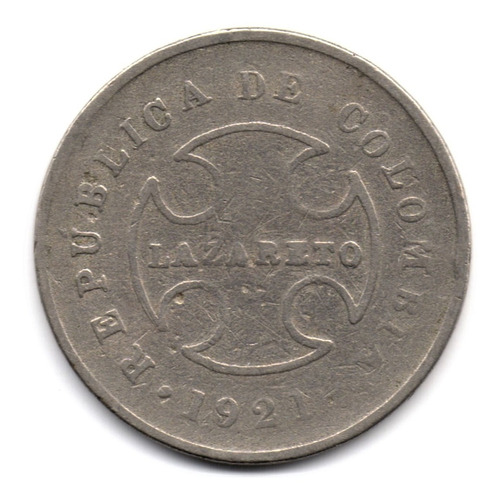 10 Centavos 1921 Lazareto