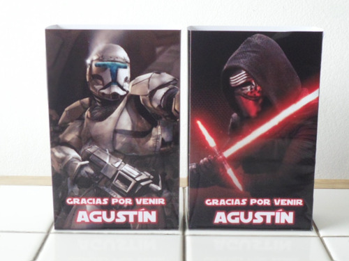 10 Bolsitas Cumpleaños Personalizadas Star Wars