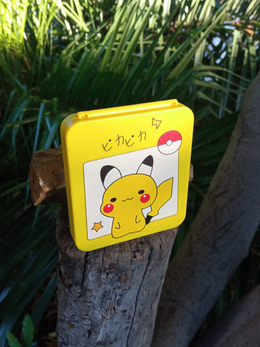 Porta Juegos Pikachu Kawaii Nintendo Switch 12 Cartuchos