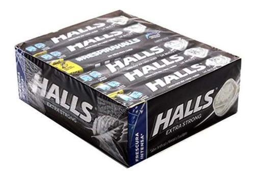 Mentas Halls Strong Lyptus- Caja X 12 Und