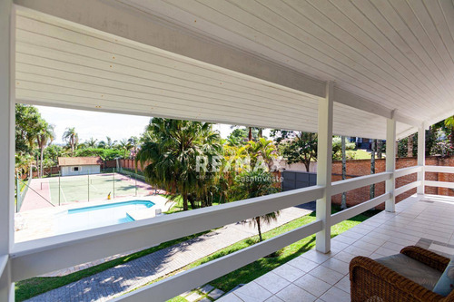 Casa No Haras Bela Vista, Tradicional Condomínio De Vargem Grande Paulista Á Venda Com 4 Quartos, Varanda, Área Gourmet, Piscina, Quadra De Tênis, V - Ca0617